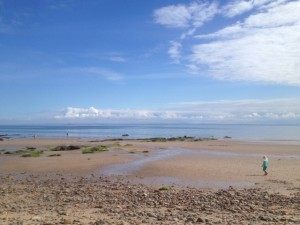 Lower Largo beach. Starfish Taxi Tours from St Andrews